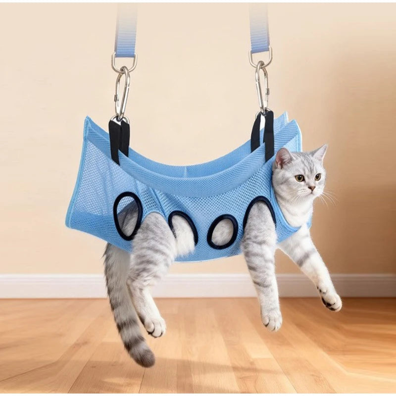 Pet Grooming Bed Portable Detachable Pet Bath Hammockstand Soft Breathable Mesh Support Rack Pet Drying For Cats And Small Dogs