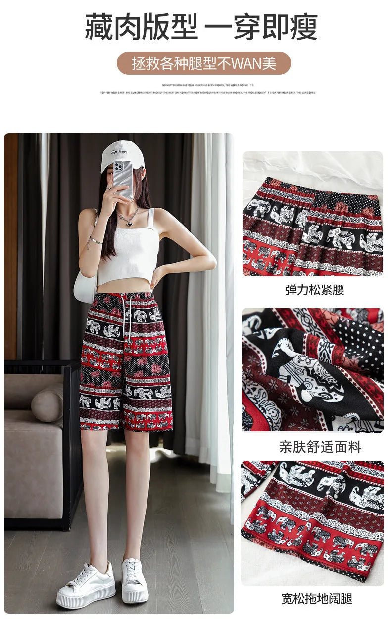Shorts for Women's Clothing 2025 Summer New Style Trousers Home Pajamas Beach Shorts Pants