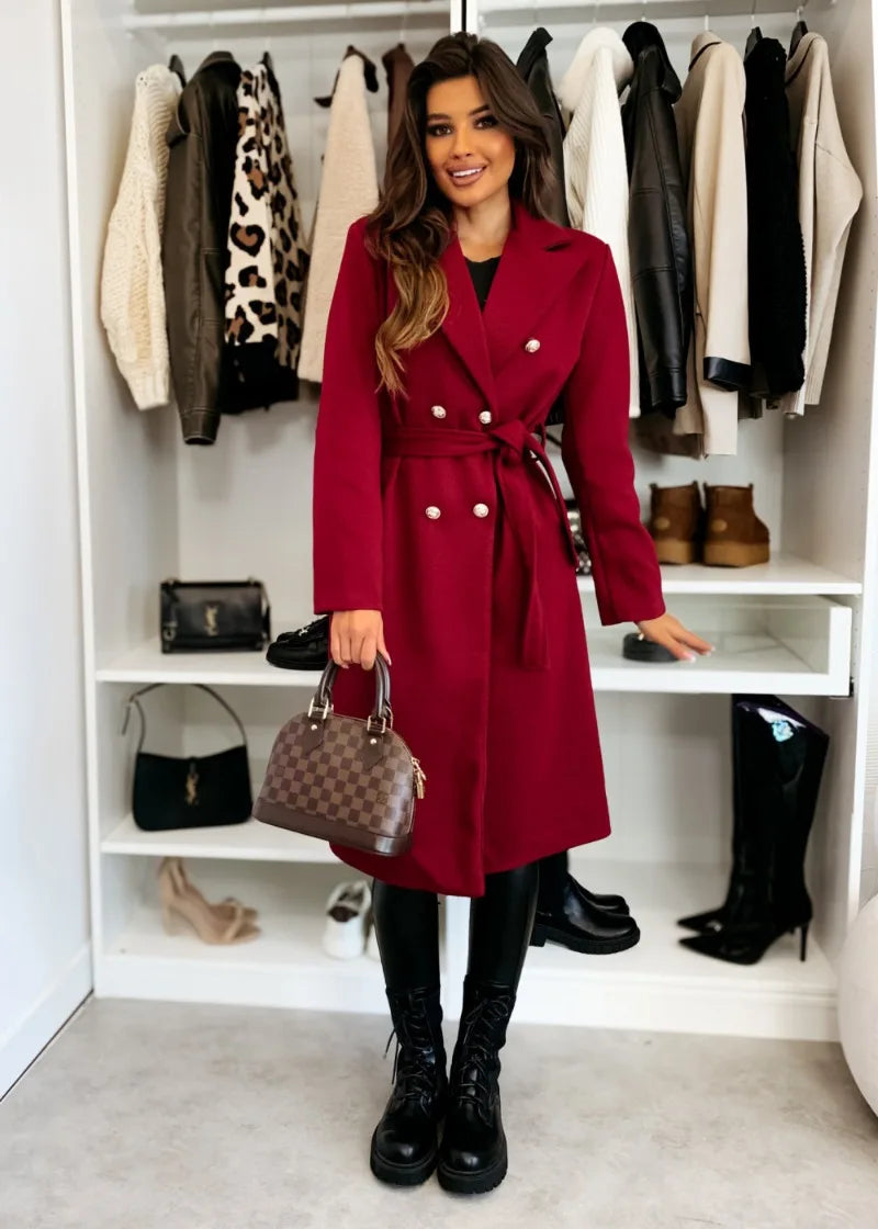 Vintage Double Breasted Wool Trench