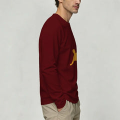 Printed Long Sleeve Tee Men