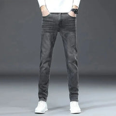 Slim Light Wash Denim Jeans