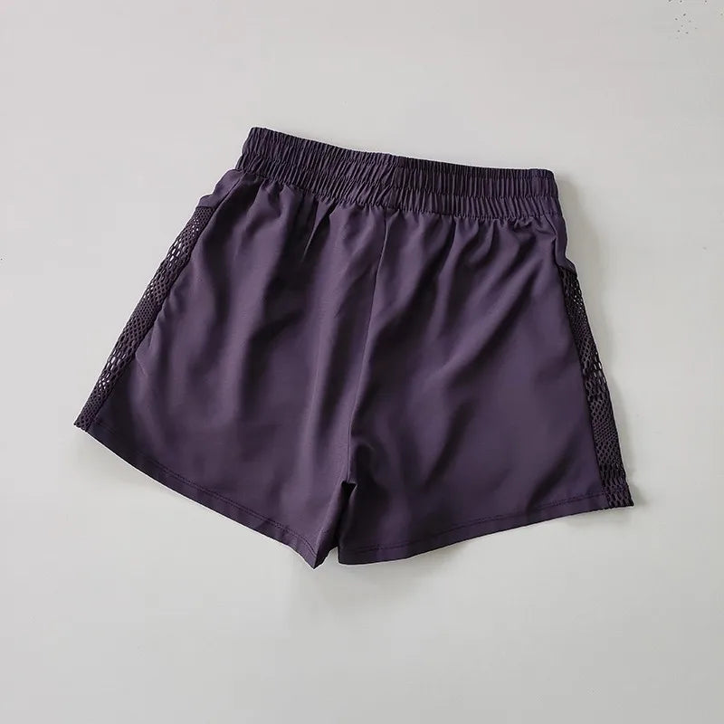 High Waist Yoga Training Shorts
