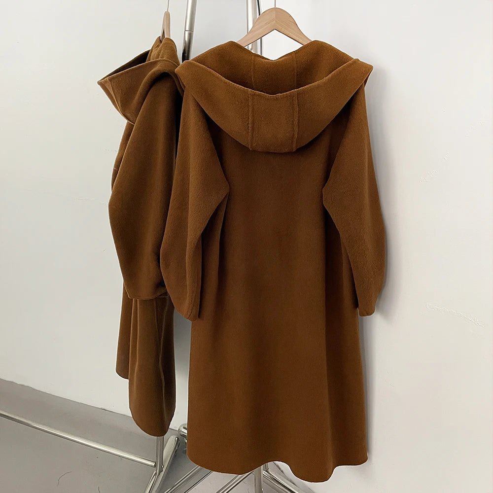 Korean Fur Wool Winter Coat