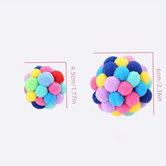 Colorful Woolen Bell Ball Toy