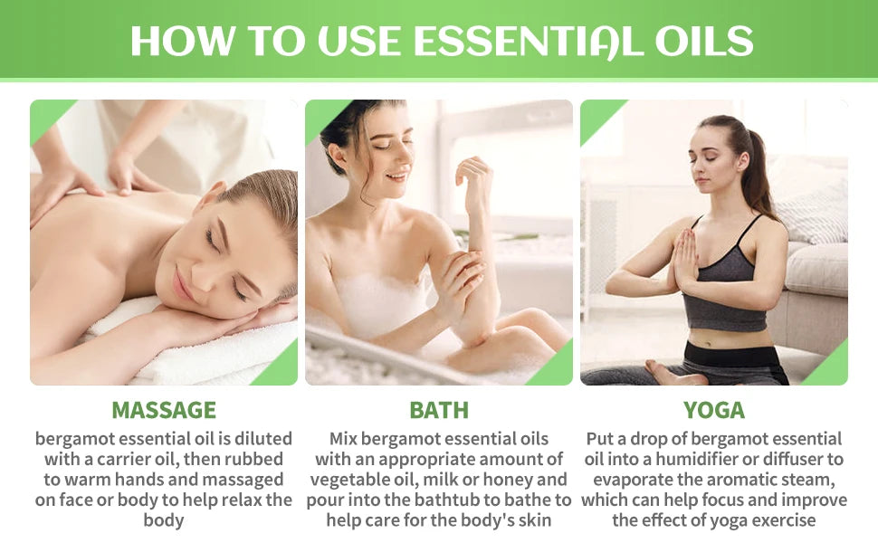 Natural Bergamot Pure Essential Oil