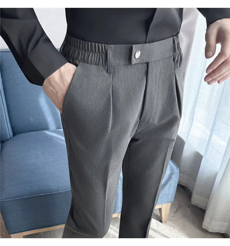 British Slim Fit Business Trousers