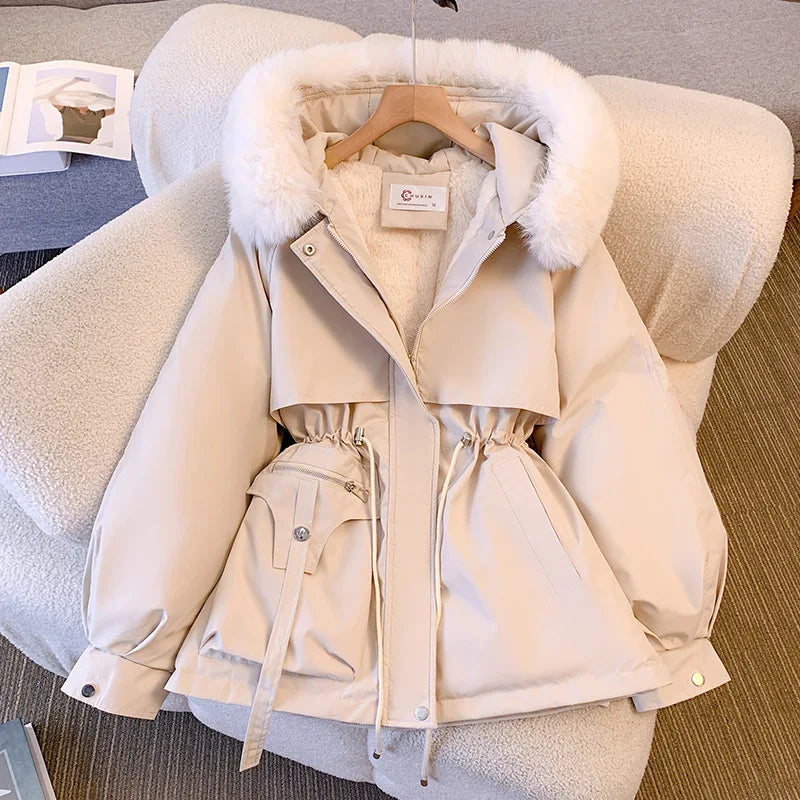 Fleece Lined Hooded Winter Puffer