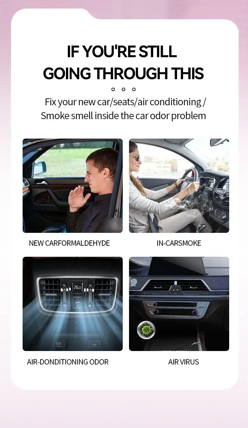 Perfume Bottle Car Perfume, Long-term Car Air Freshener, Car Perfume Used for Car Interior Accessories, Keep Charming and Fresh