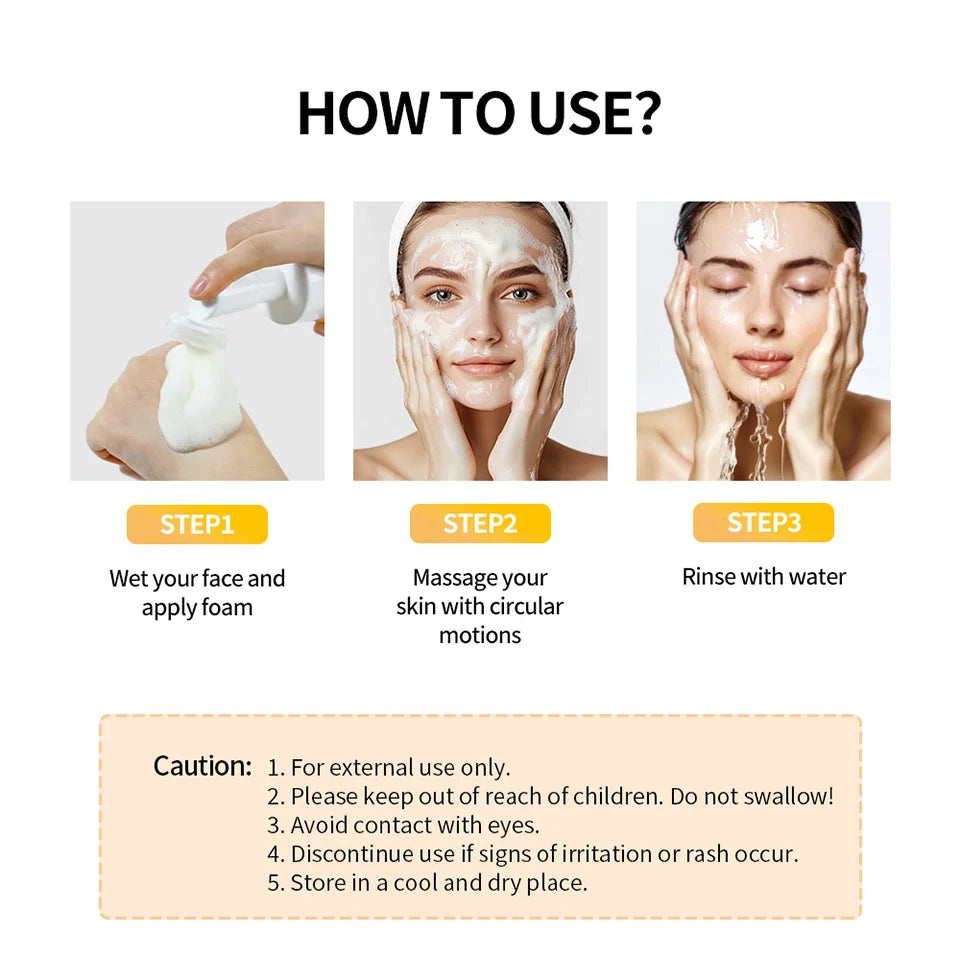 Turmeric Kojic Acid Cleansing Mousse