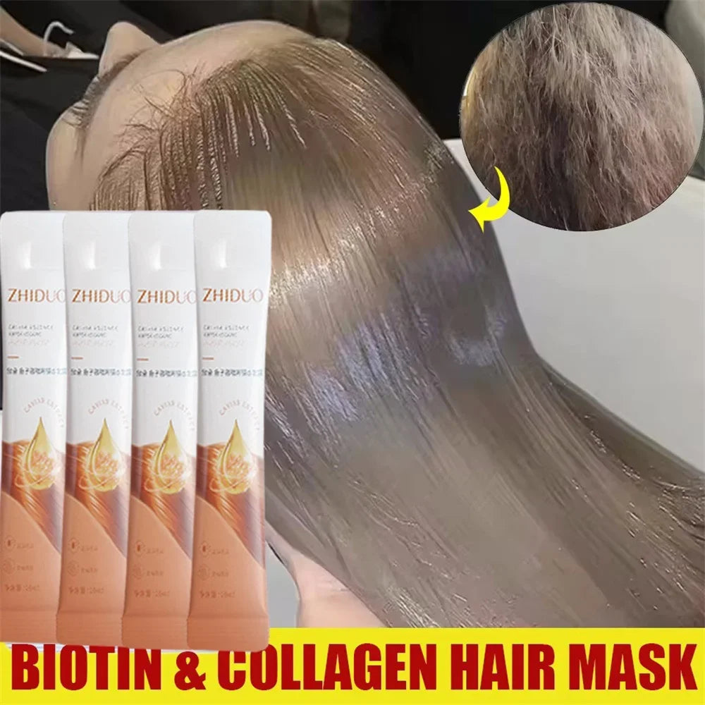 Caviar Keratin Hair Mask 5 Seconds Repair Damaged Frizzy Hairs Soft Smooth Shiny Nutrition Deep Moisturize Nourishing Hair Care
