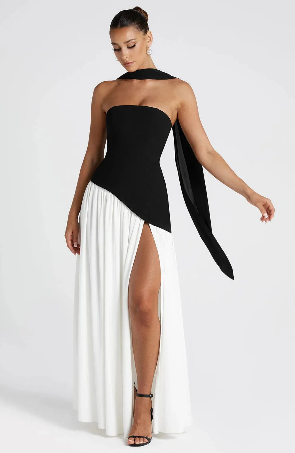 Chiffon Lace Ethereal Evening Gown