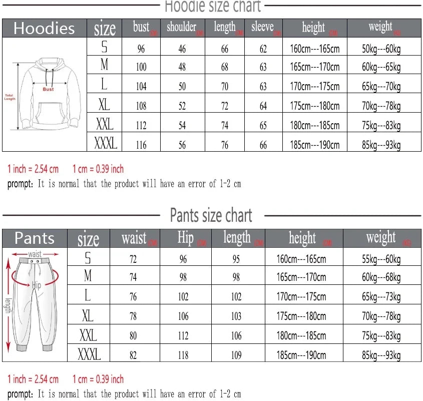 Casual Hooded Pullover Set