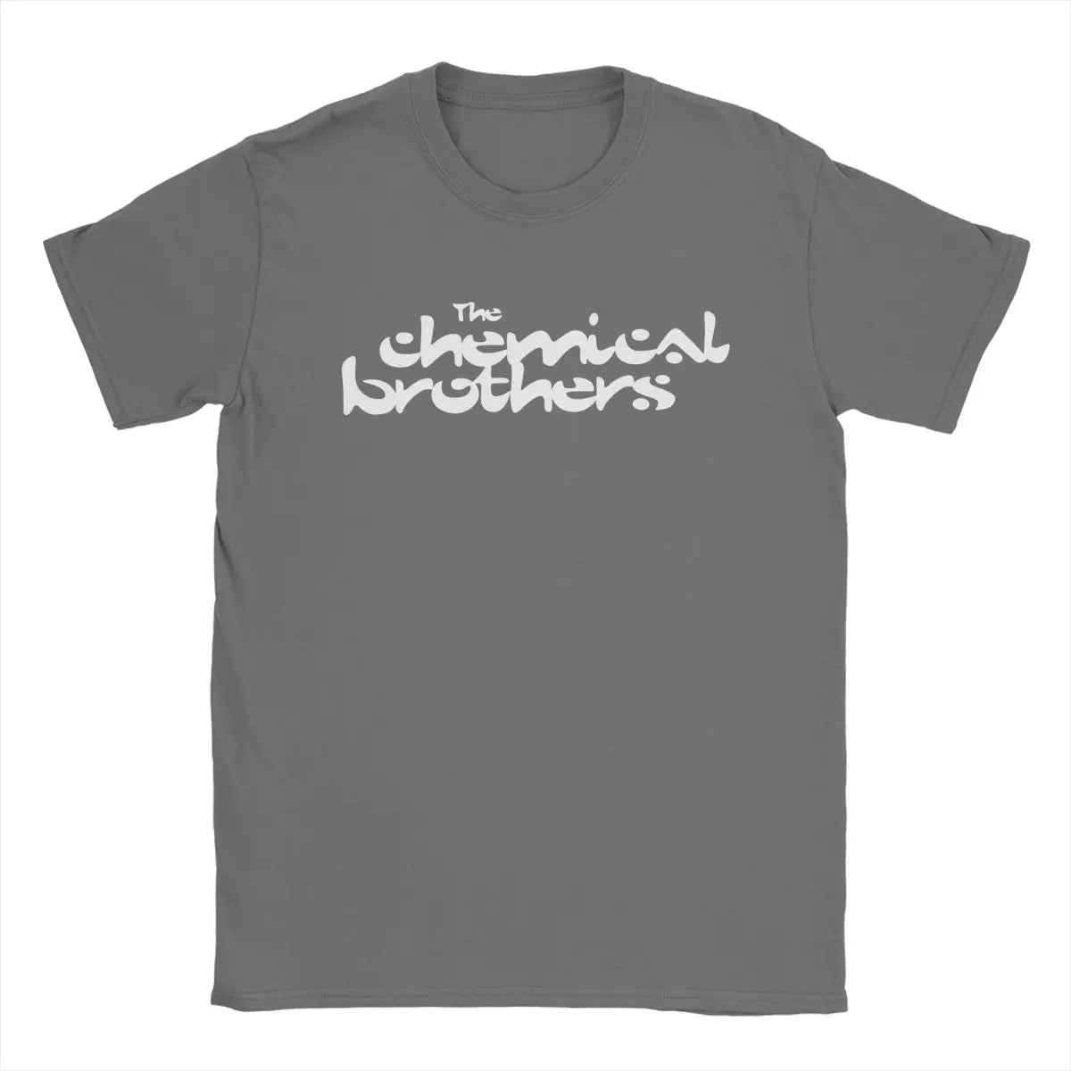 Men's The Chemical Brothers T Shirts Pure Cotton Tops Funny Short Sleeve Round Neck Tee Shirt Graphic T-Shirts