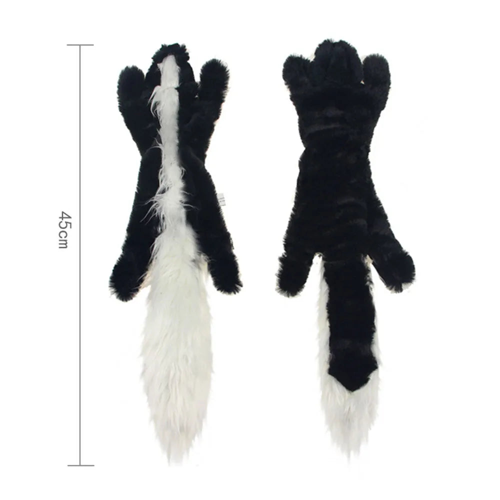 Stuffingless Crinkle Squeaker Dog Toy
