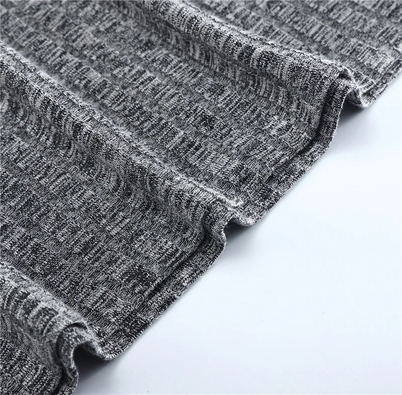 Slim Ribbed Turtleneck Pullover