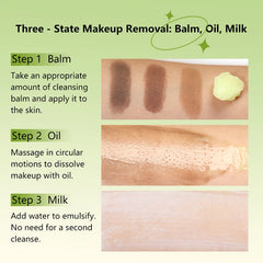 Makeup remover cream deeply cleanses the face, eyes, and lips with a gentle and non irritating makeup remover oil