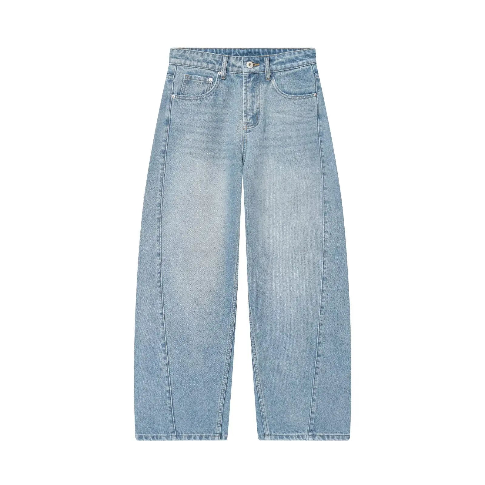 Baggy Straight Denim Street Jeans