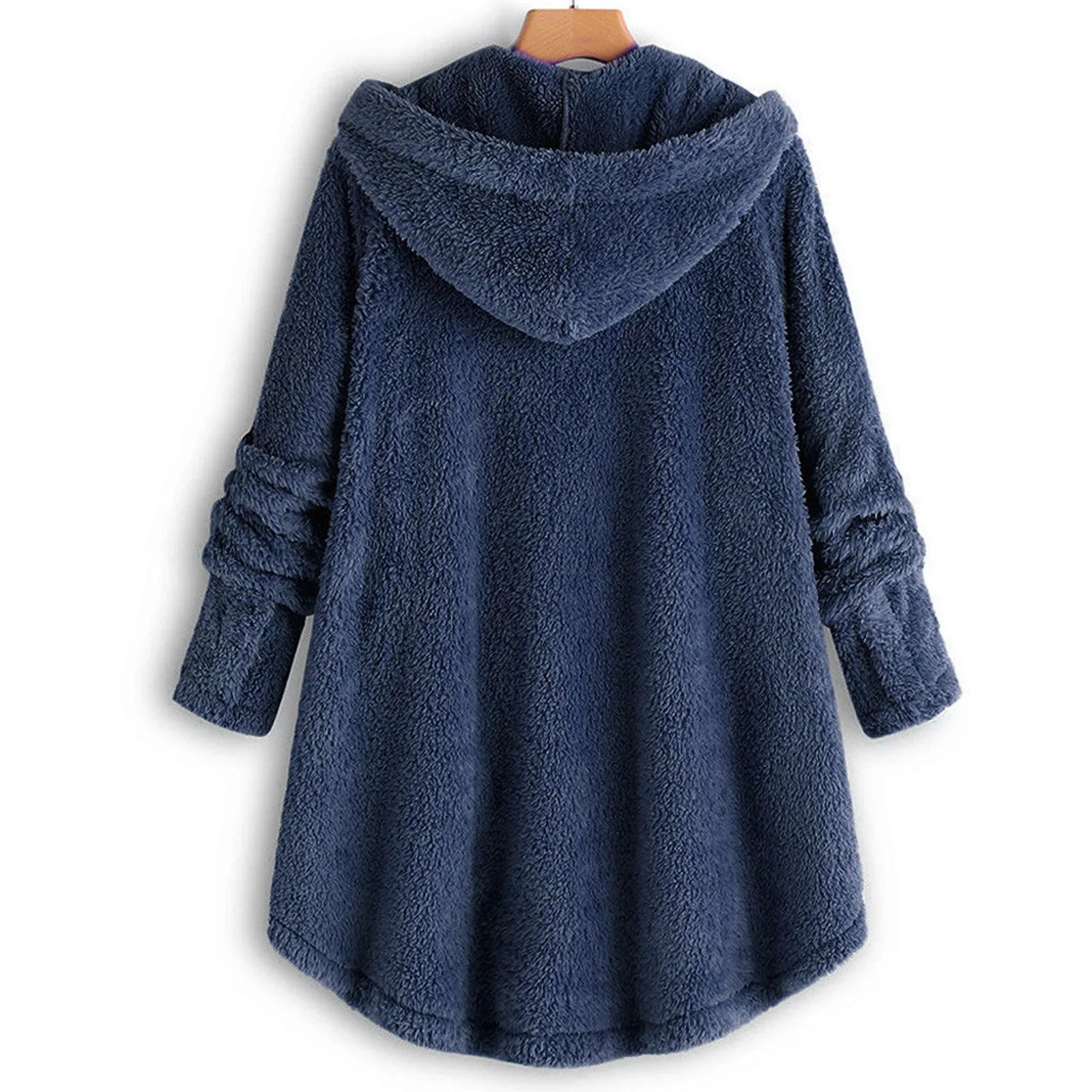 Plush Wool Blend Winter Coat