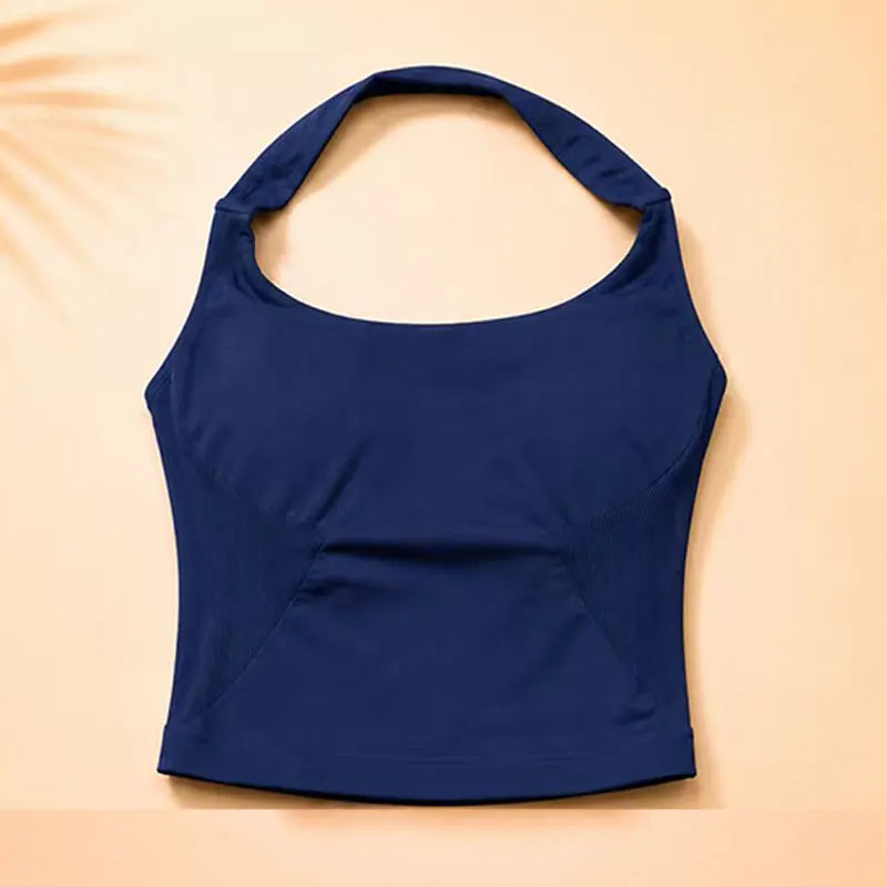 Women Seamless Yoga Set Halter Sports Bra Scrunch Butt Shorts 2 Piece Gym Workout Fitness Activewear High Waist Athletic Outfit