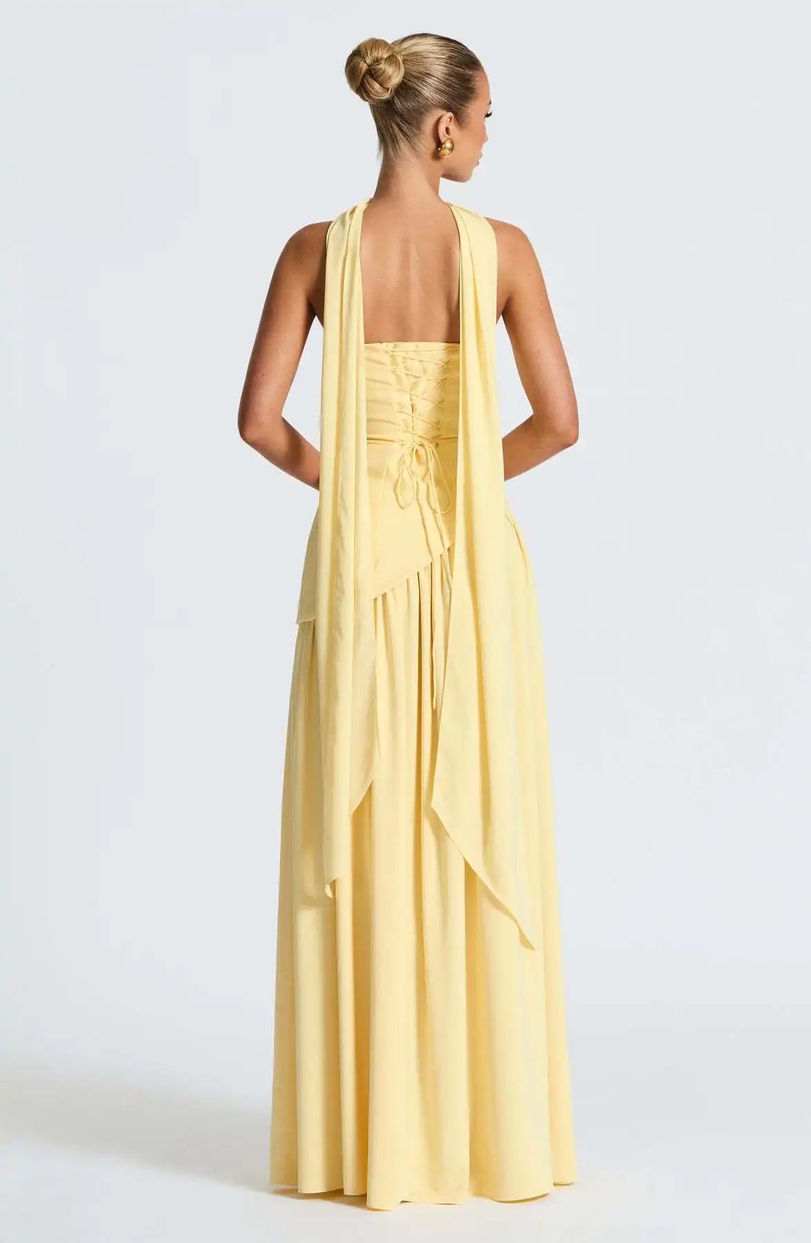 Chiffon Lace Ethereal Evening Gown