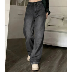 Loose High Waist Wide Jeans