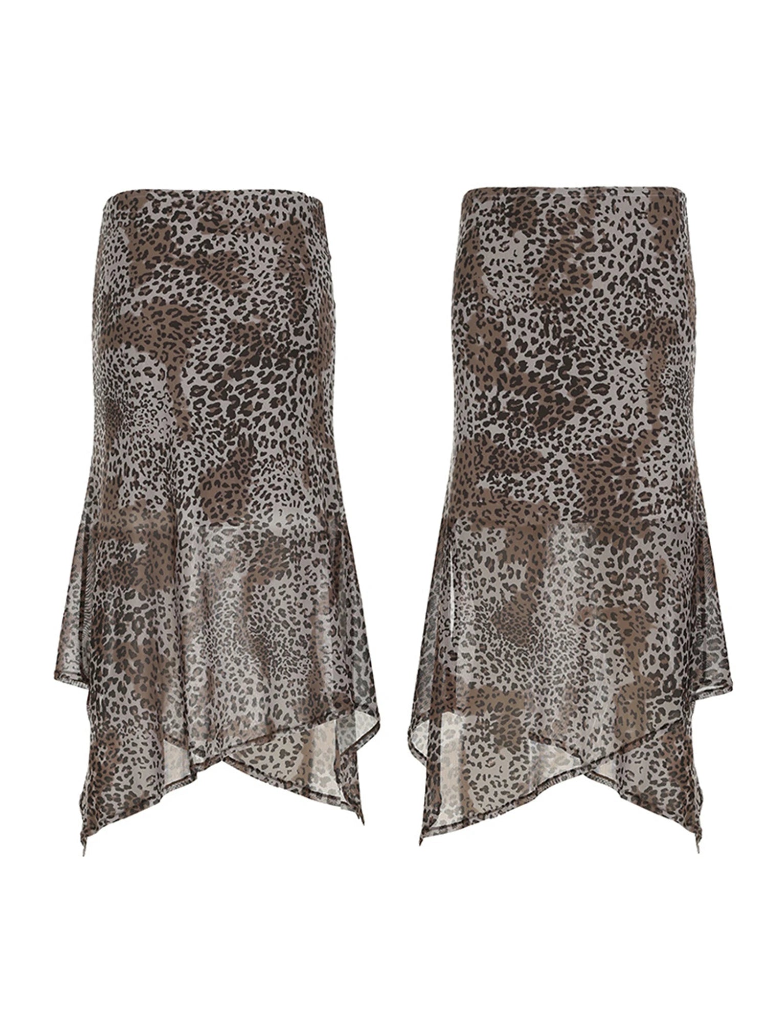 Pleated Floral High-Waist Midi Skirt