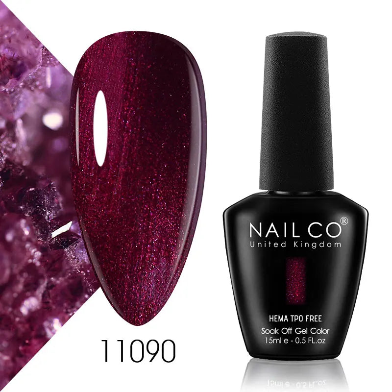 NAILCO 15ml Nail Gel Polish Semi Permanent UV Varnish Nails Art Gel Vernis Manicure TOP BASE Nails Products Supplies Equipment