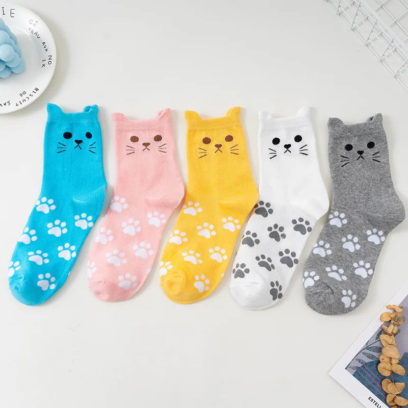 Playful Cat Crew Sock Pack