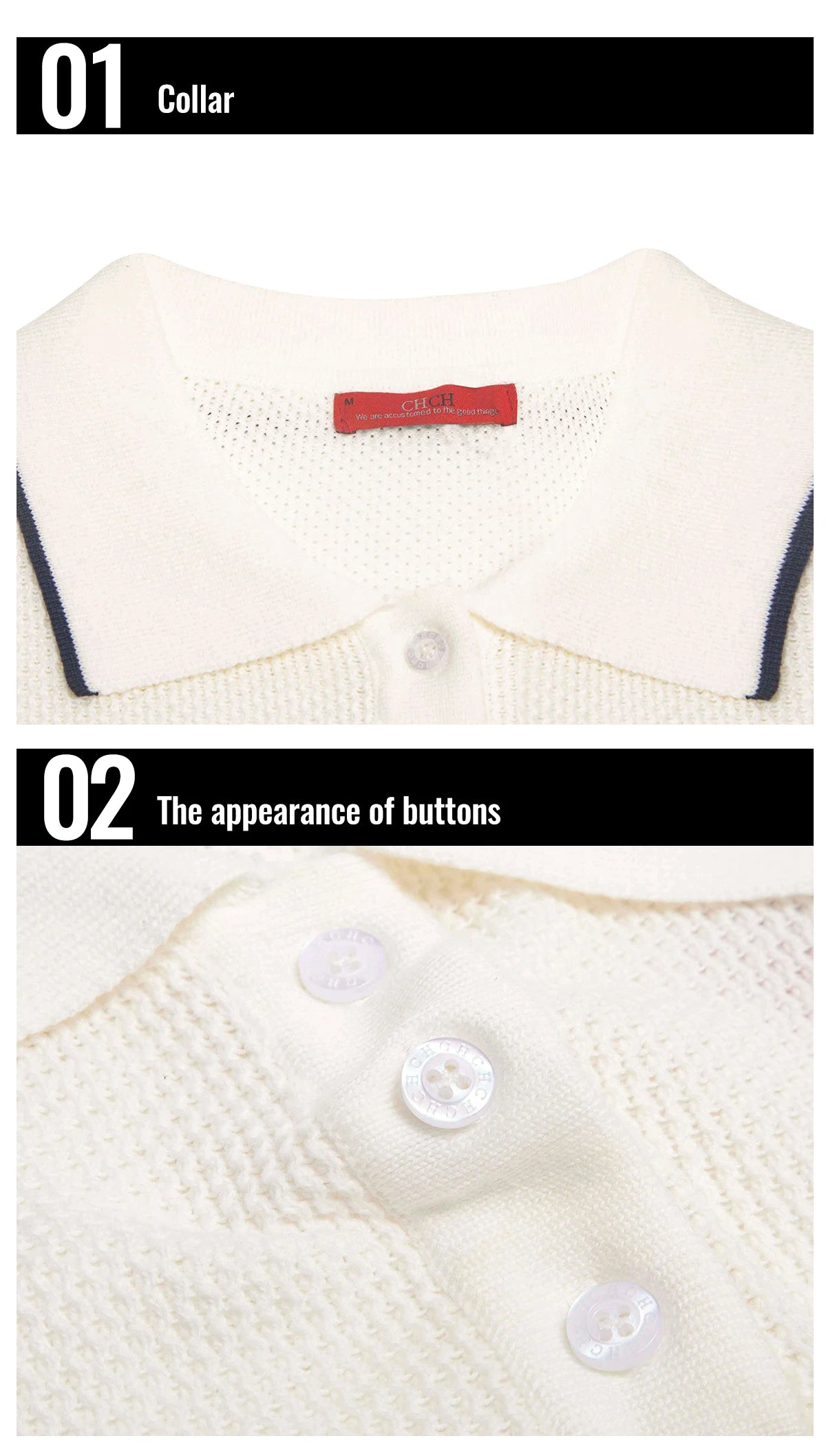 Cotton Embroidered Casual Polo Shirt