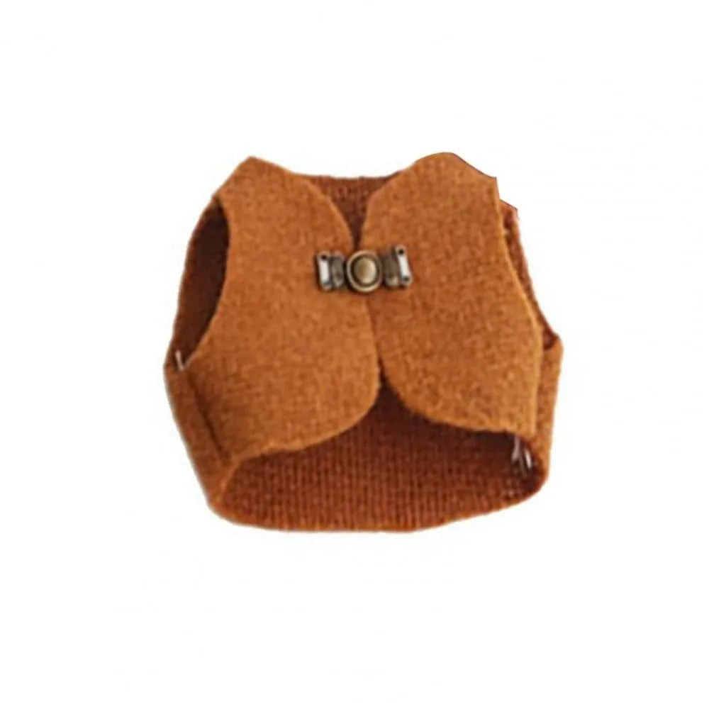 Retro Buckle Small Pet Jacket