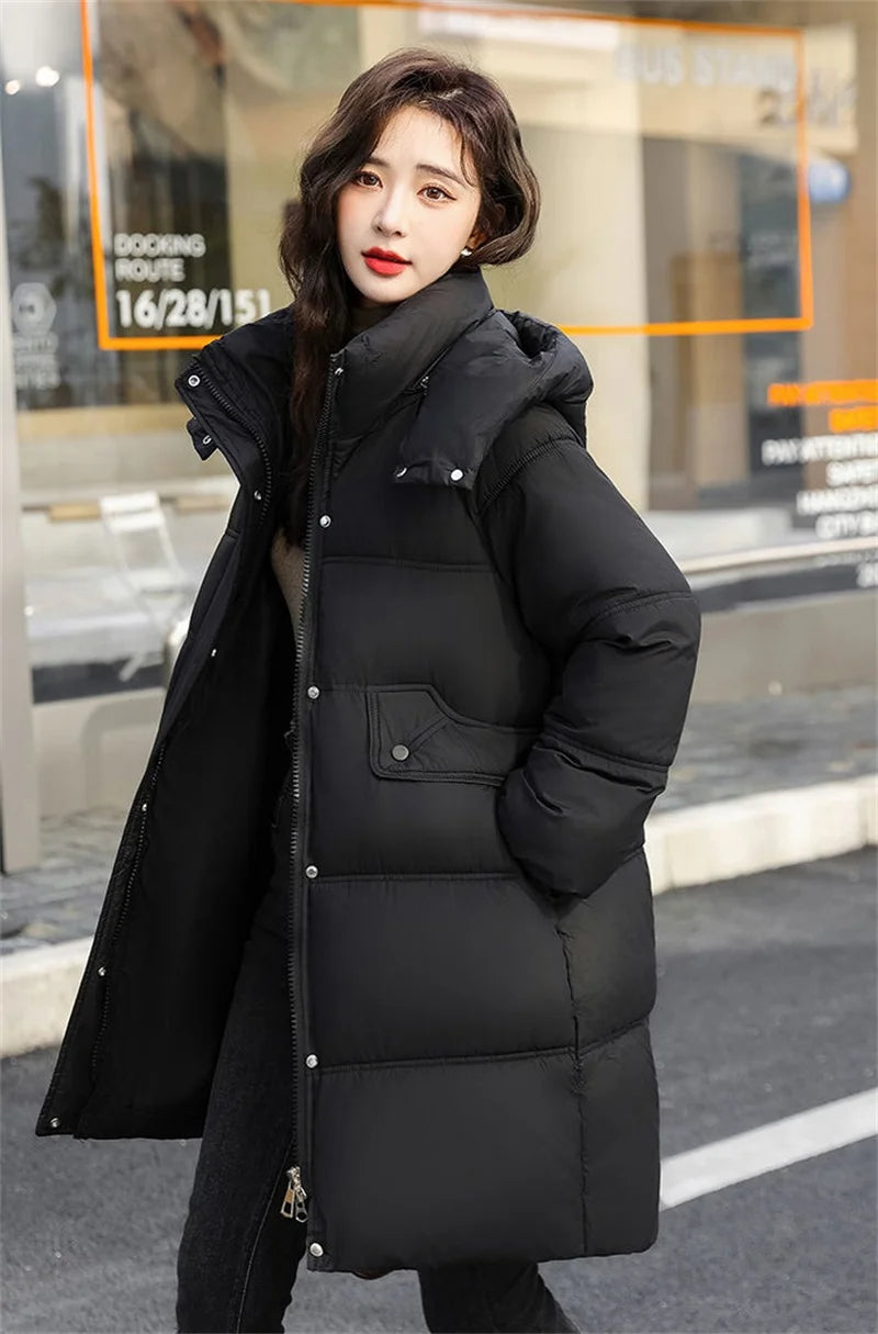 Warm Hooded Winter Padded Jacket