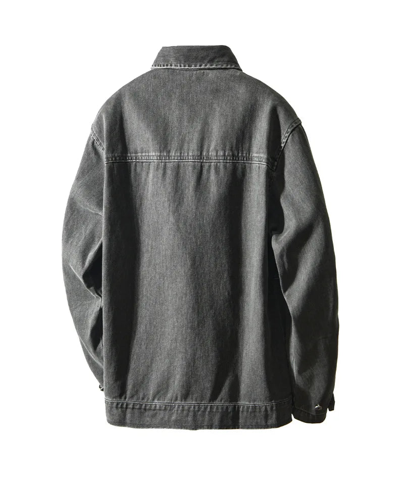 Vintage Cotton Cargo Shirt Jacket