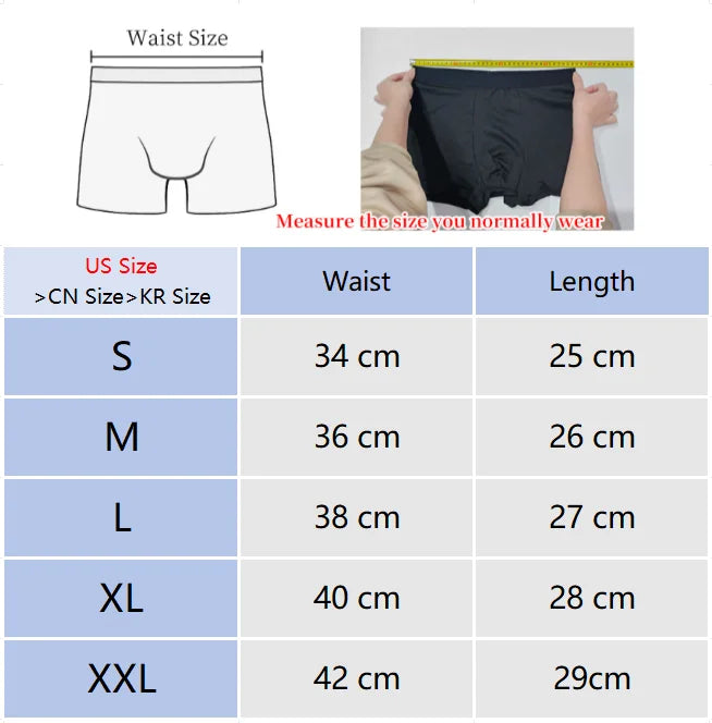 Swimming Trunks with Fashion Prints Men Quick Dry Beach Boxer Shorts with Drawstring Boy Swimwear Underpants