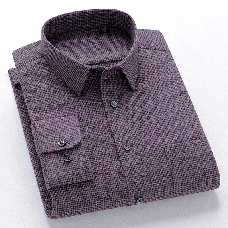 Striped Cotton Long Sleeve Shirt