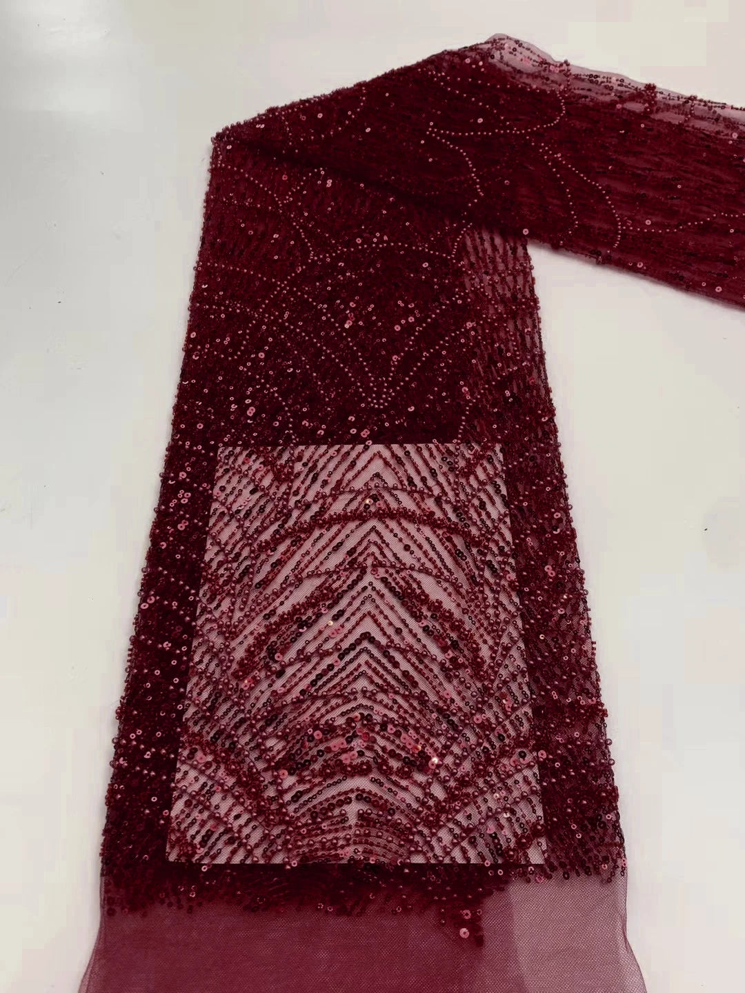 TITLE: Starlight Sequined Evening Gown Dress