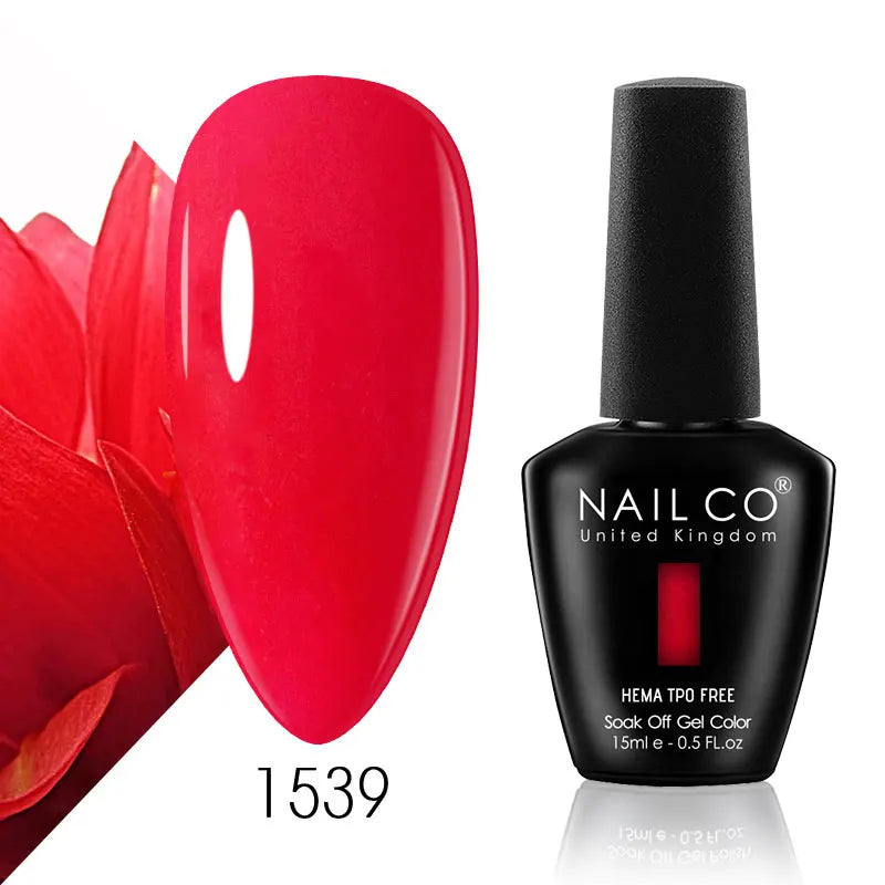 NAILCO 15ml Nail Gel Polish Semi Permanent UV Varnish Nails Art Gel Vernis Manicure TOP BASE Nails Products Supplies Equipment