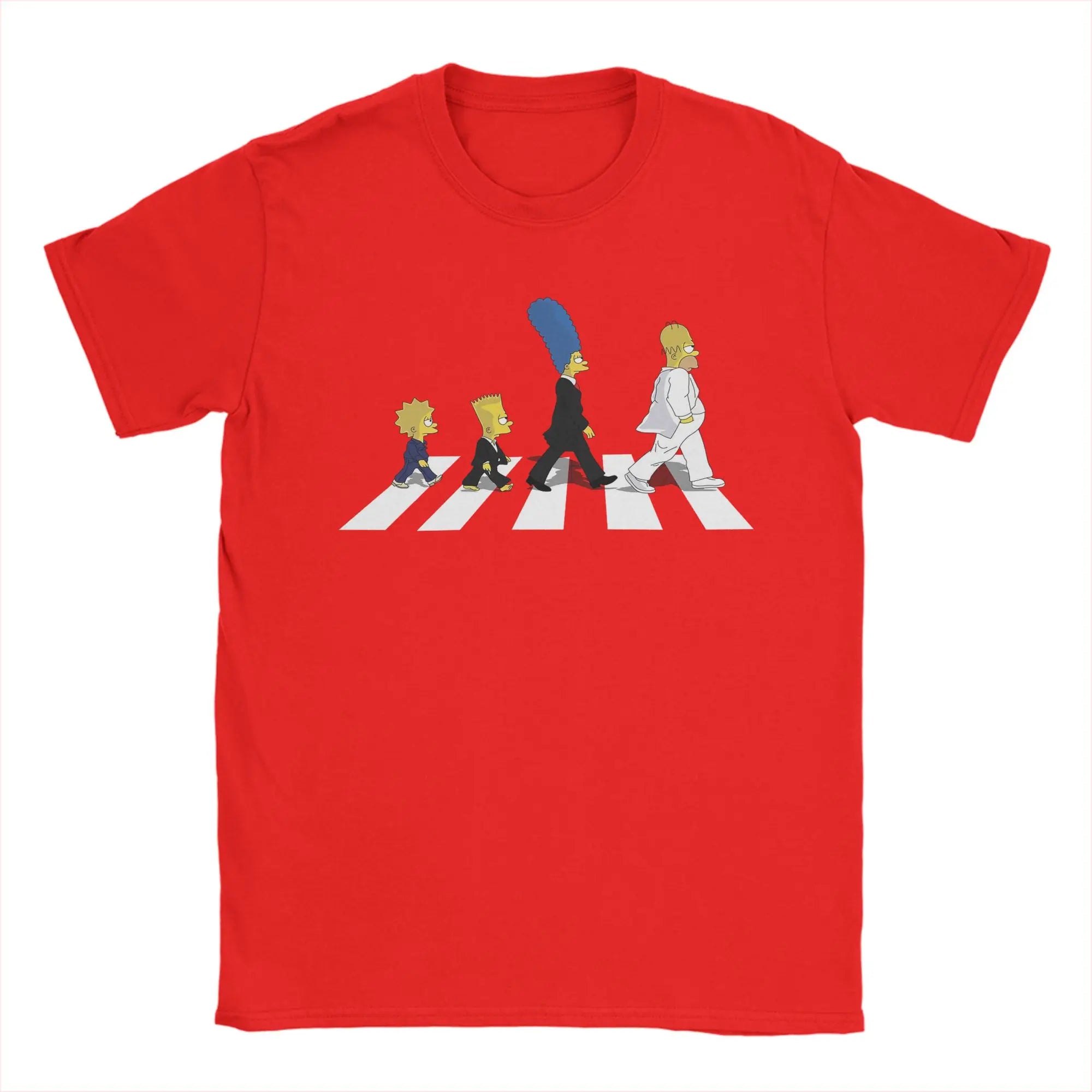 Simpson T Shirts Men's  100% Cotton Vintage T-Shirts O Neck  Tee Shirt Short Sleeve Clothes 6XL