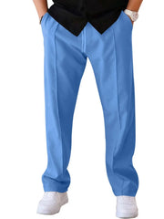 2025 New Jogger Trousers Thin Pants Men's Spring/Summer Loose Straight Leg Sports Casual Pants American Oversize Long Leg Pants