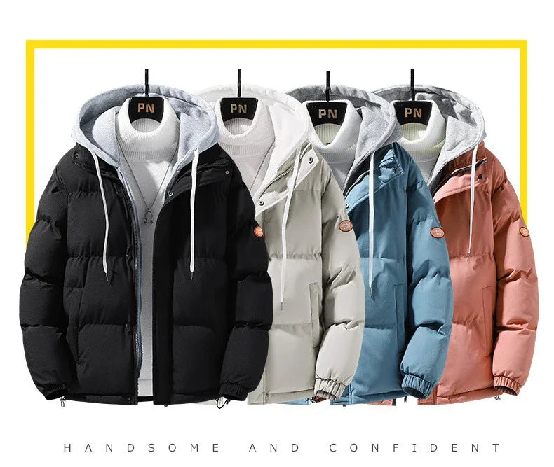 Warm Hooded Parka Jacket