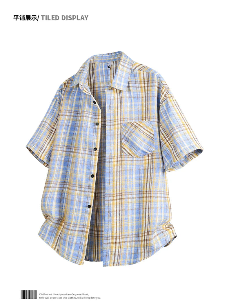 Plaid Casual Long Sleeve Shirt