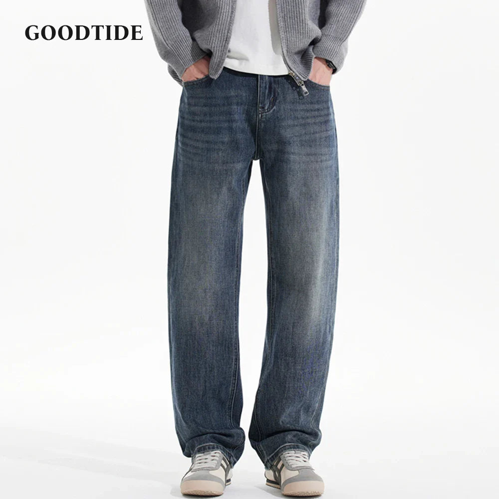 Fashion Casual Straight Jeans Autumn