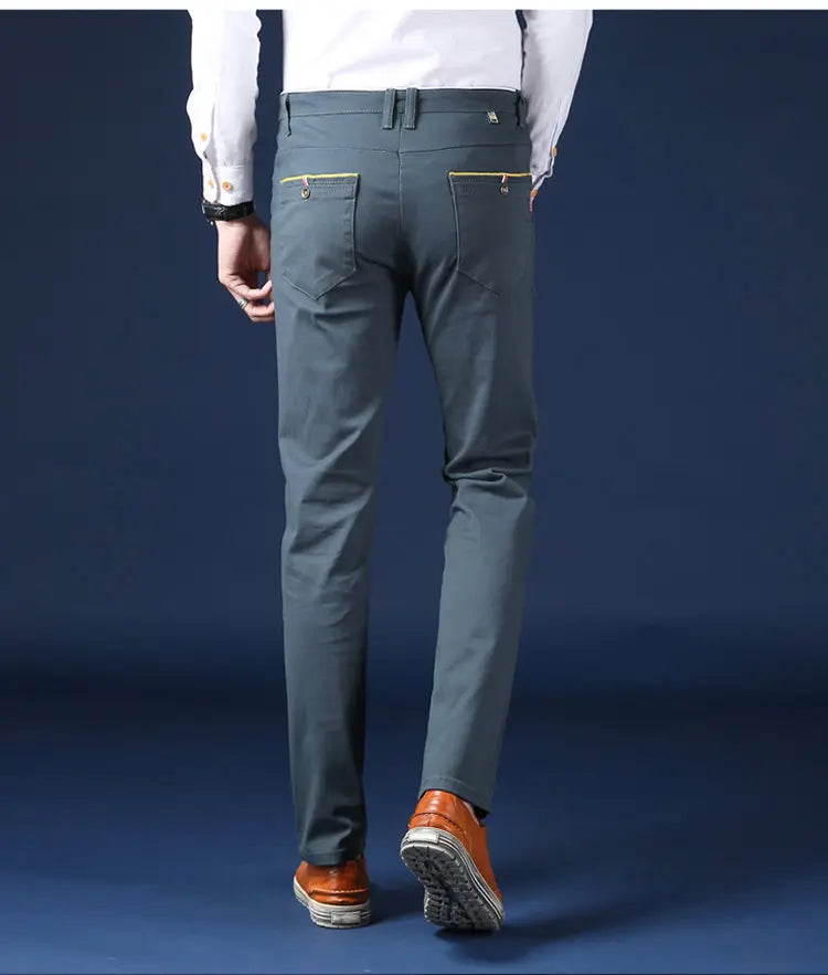 Classic Cotton Office Suit Pants