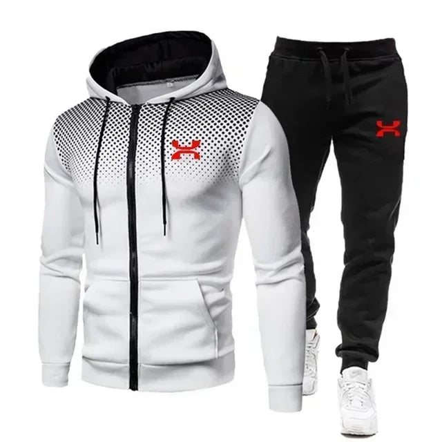 2025 Fashion Tracksuit For Men Hoodie Fitness Gym Clothing Men Running Set Sportswear Jogger Men'S Tracksuit Winter Suit Sports