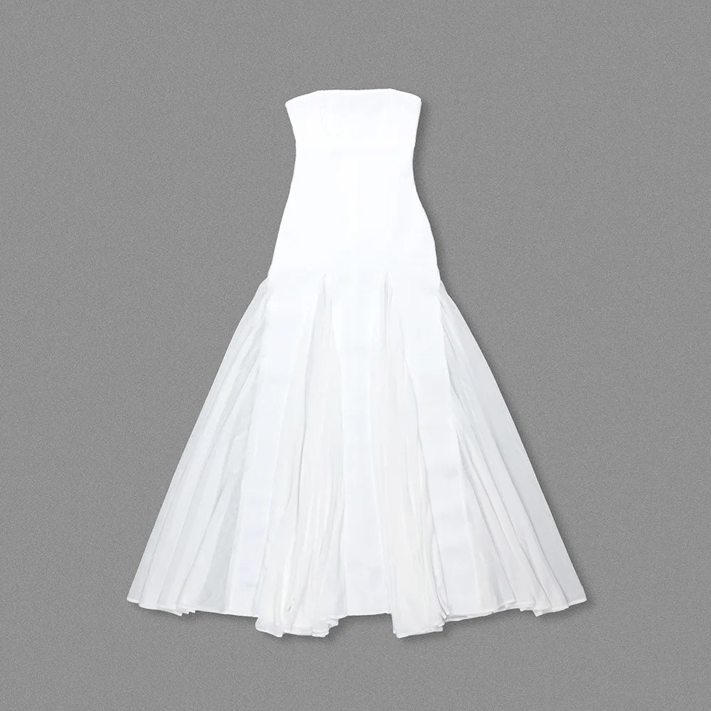 Elegant Backless Sleeveless Evening Gown