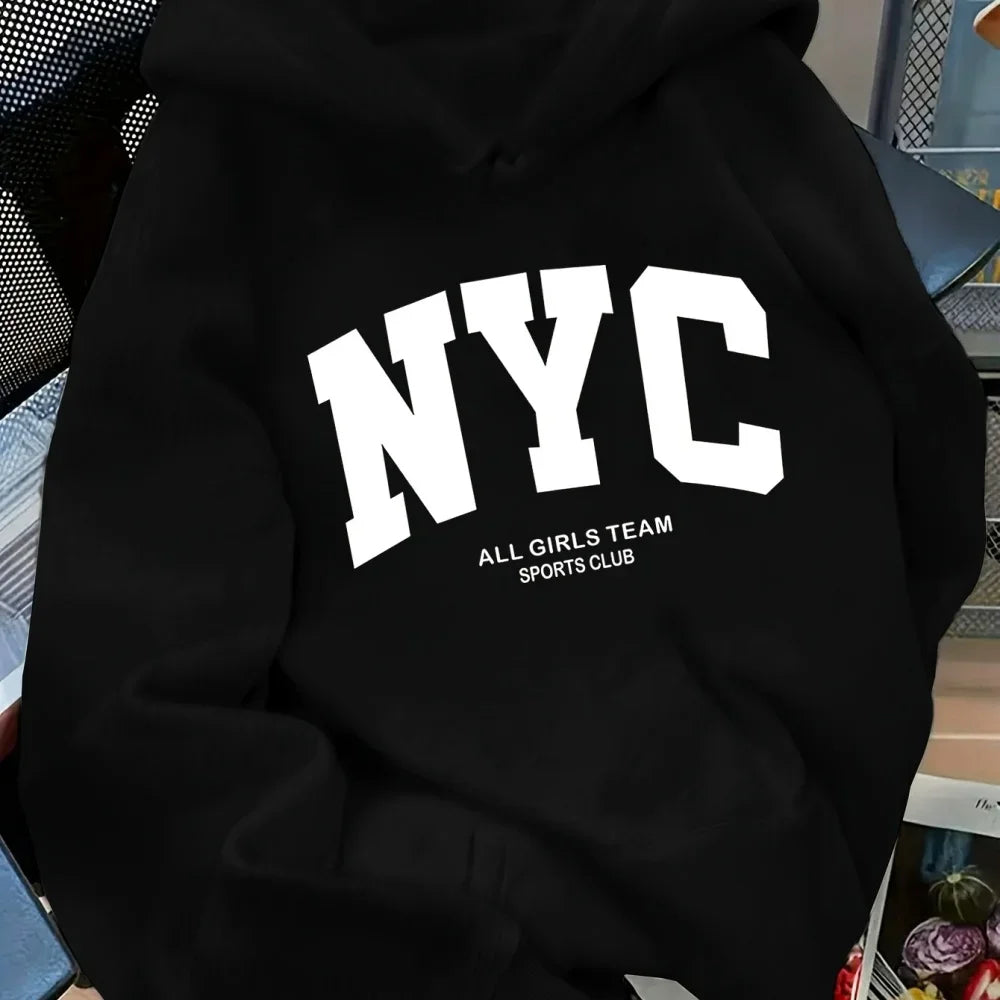 New York Team Navy Blue Zip Hoodie (Fall/Winter)