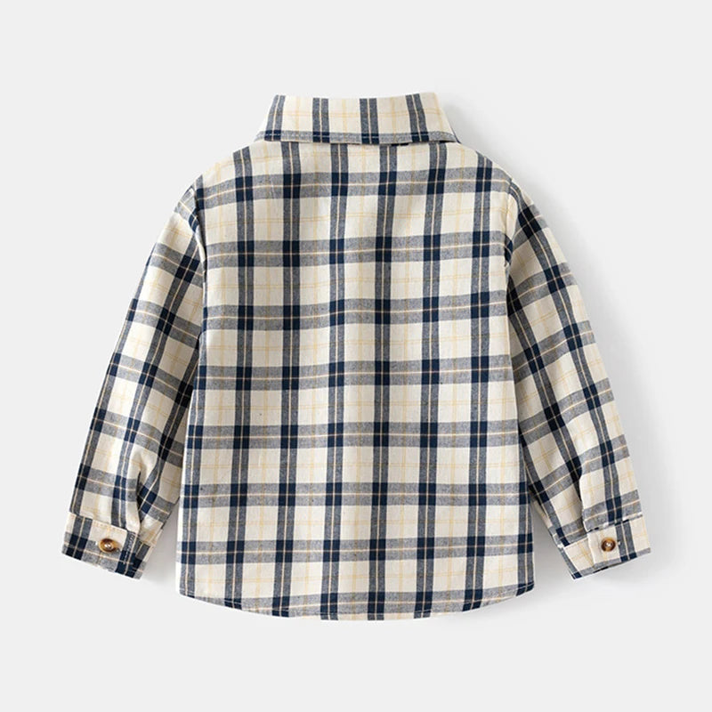 Classic Baby Plaid Cotton Shirt
