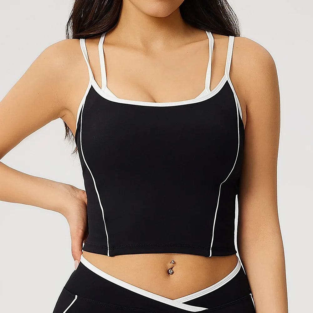 Breathable Sports Bra Women Shockproof Fitness Tops Push Up Gym Crop Top Brassiere Sport Bras Gym Workout Top Running Yoga Bra