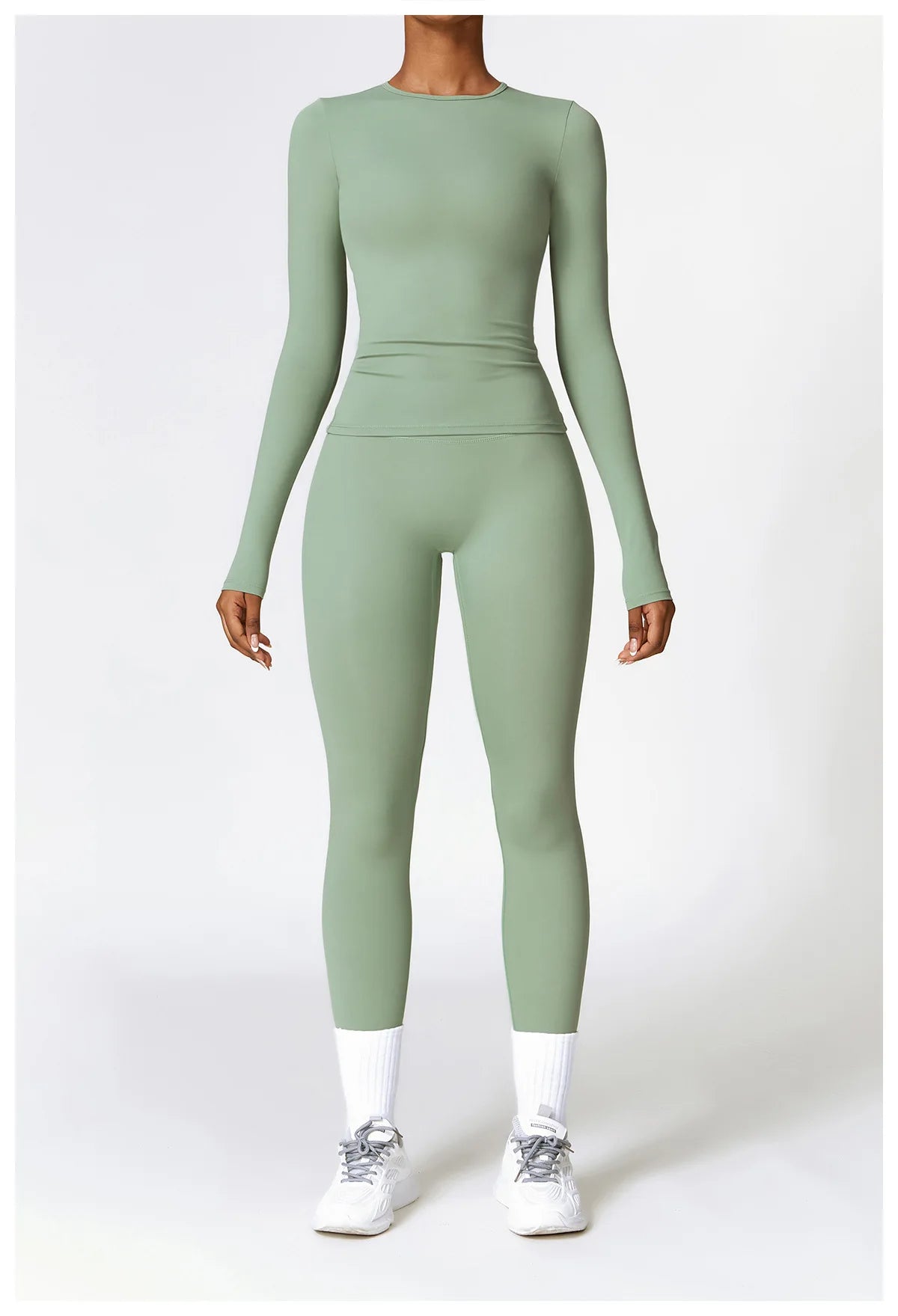 Fitness Leggings High Rise Hip Lift Brushed Soft Material For Ladies Outdoor Elastic Slim Fit Outer Wear Sports Tight Pants
