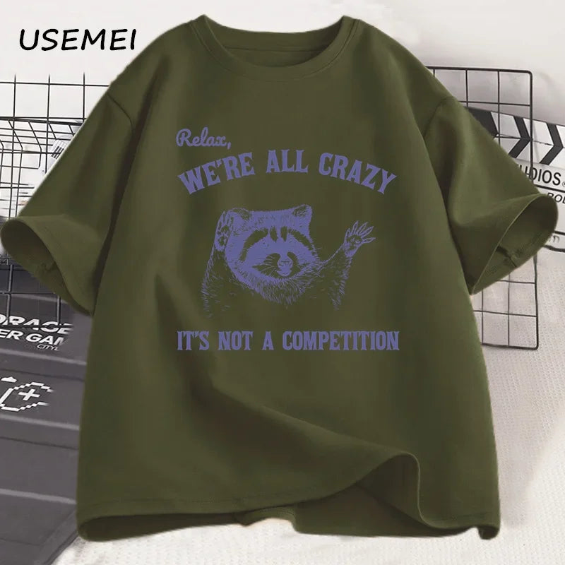 Relax Crazy Graphic Tee Men