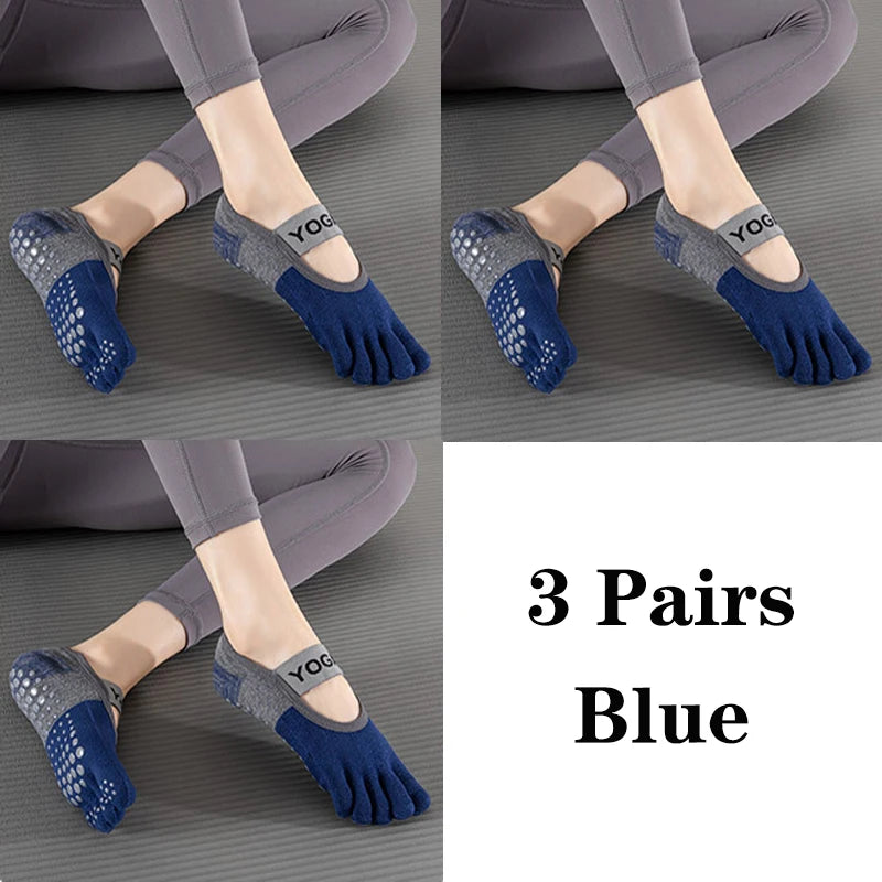 Grip Toe Yoga Socks Set